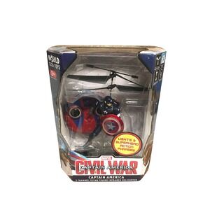 Marvel Captain America Civil War RC Flying Figure Helicopter World Tech Toys